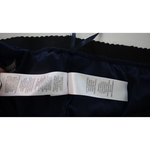 Adrianna Papell Women's Plus Sz 20W Midnight Foil Chiffon Pleated Skirt $139+ - Picture 11 of 14